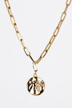 Load image into Gallery viewer, Coin pendant clip chain bracelet and necklace set - Cha Cha Closets
